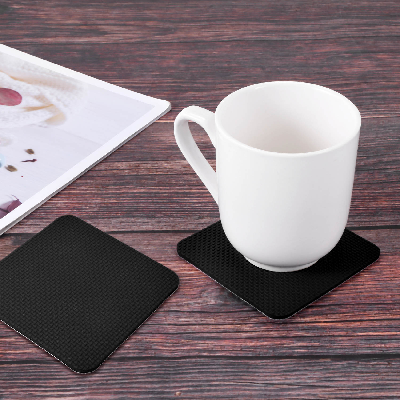 Coaster Sublimation Blank - 35 sztuk kwadratowych podkładek do sublimacji,