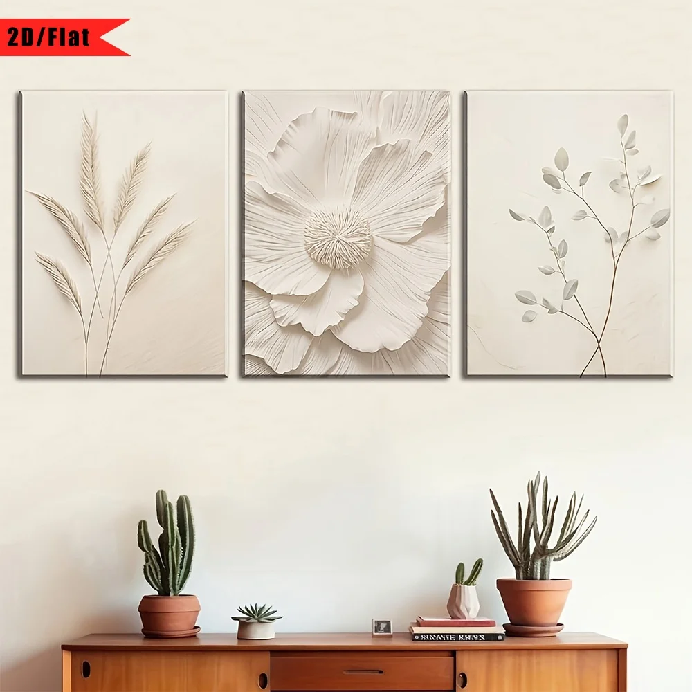 2D Flat, 3 sztuki, płótno w ra – Canvas Wrap Ready recenzja i cena
